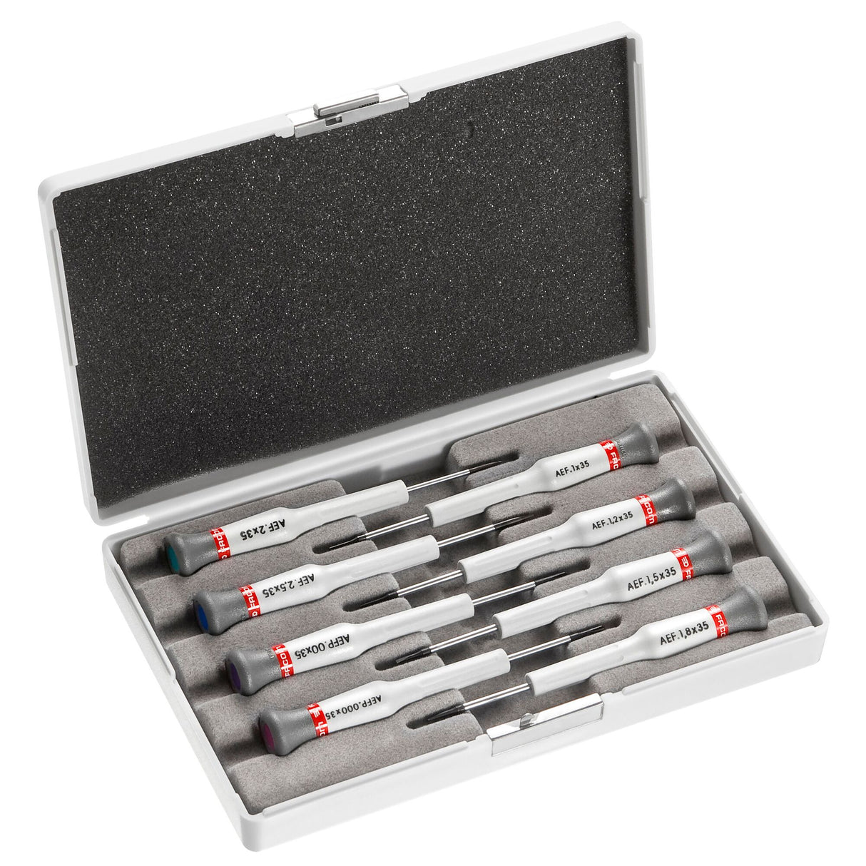 Coffret de tournevis MICRO-TECH® à lame remplaçable, pour vis à fente et Phillips®, 8 pièces