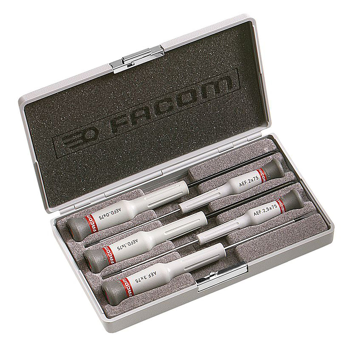 Coffret de tournevis MICRO-TECH®, pour vis à fente et Pozidriv®, 5 pièces