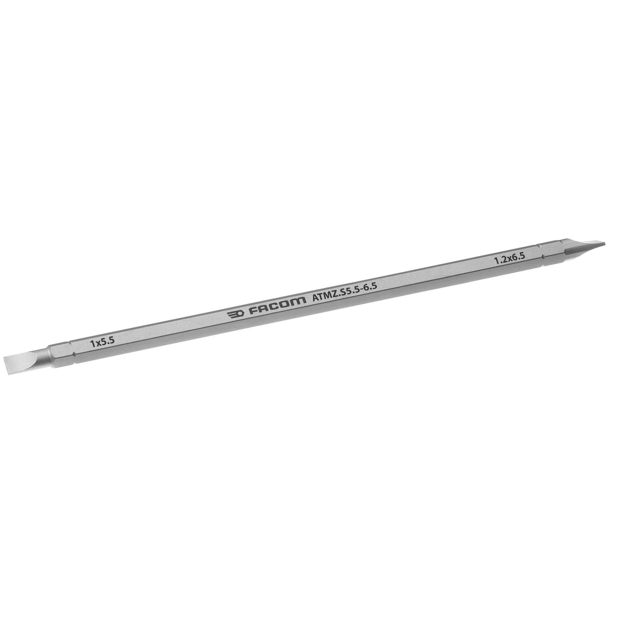 Lame réversible, 1/4", pour vis à fente 5,5 et 6,5 mm