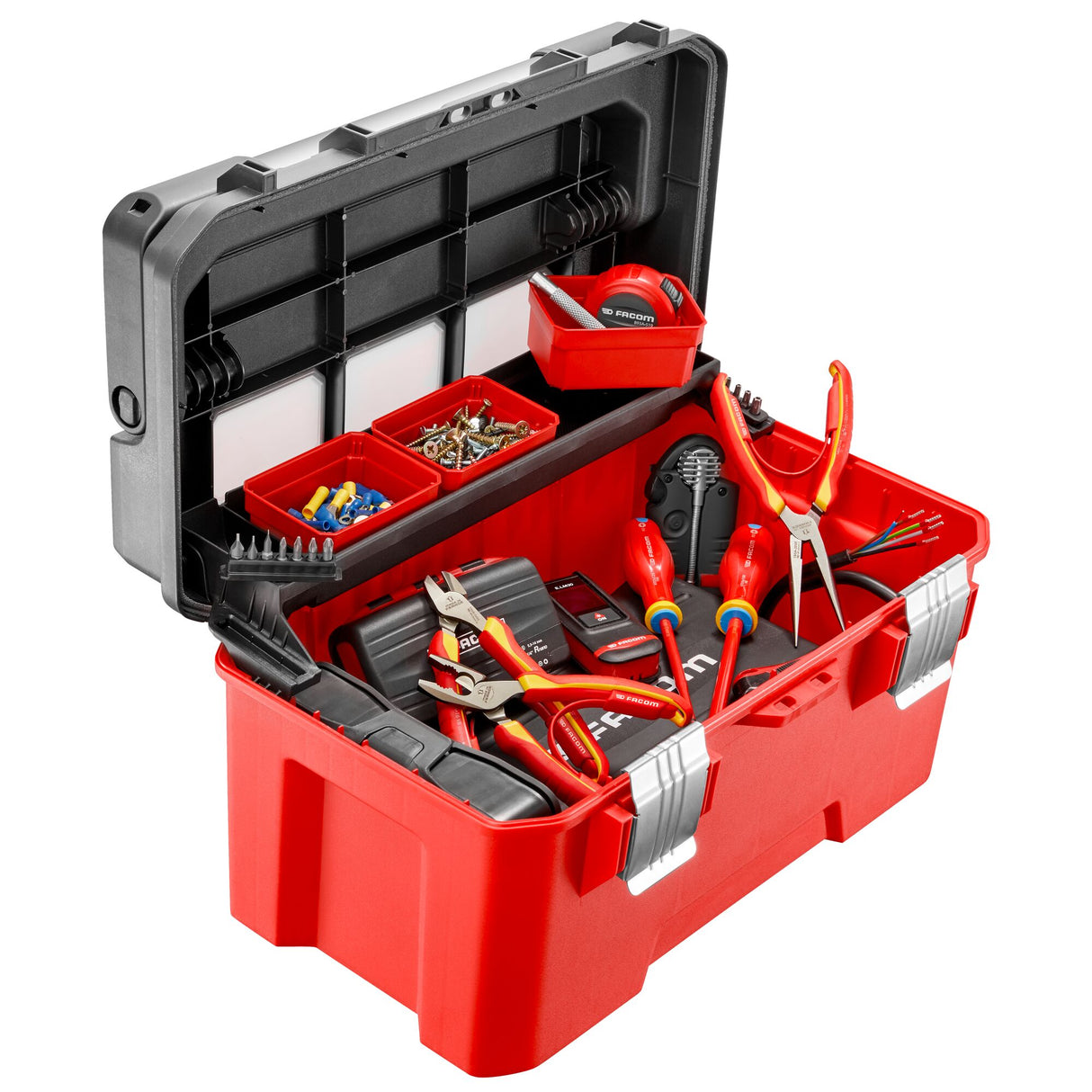 Boîte à outils plastique 20'' poignée aluminium
