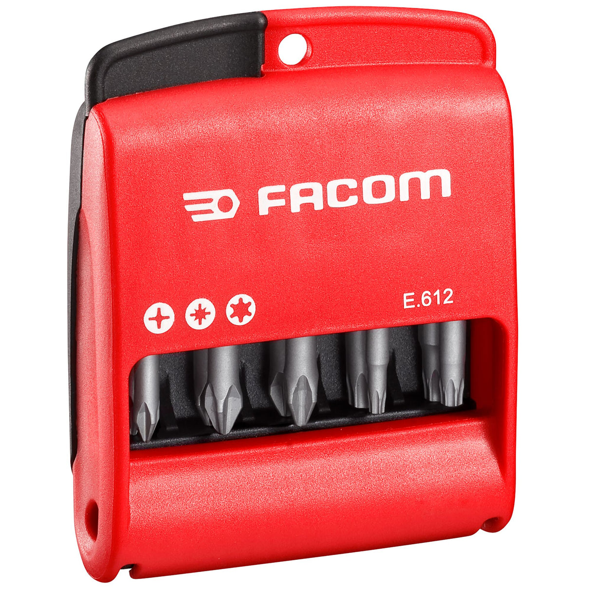 Jeu mixte d'embouts 1/4", 50 mm pour vis 6 pans, Phillips®, Pozidriv® et porte-embouts, 10 pièces