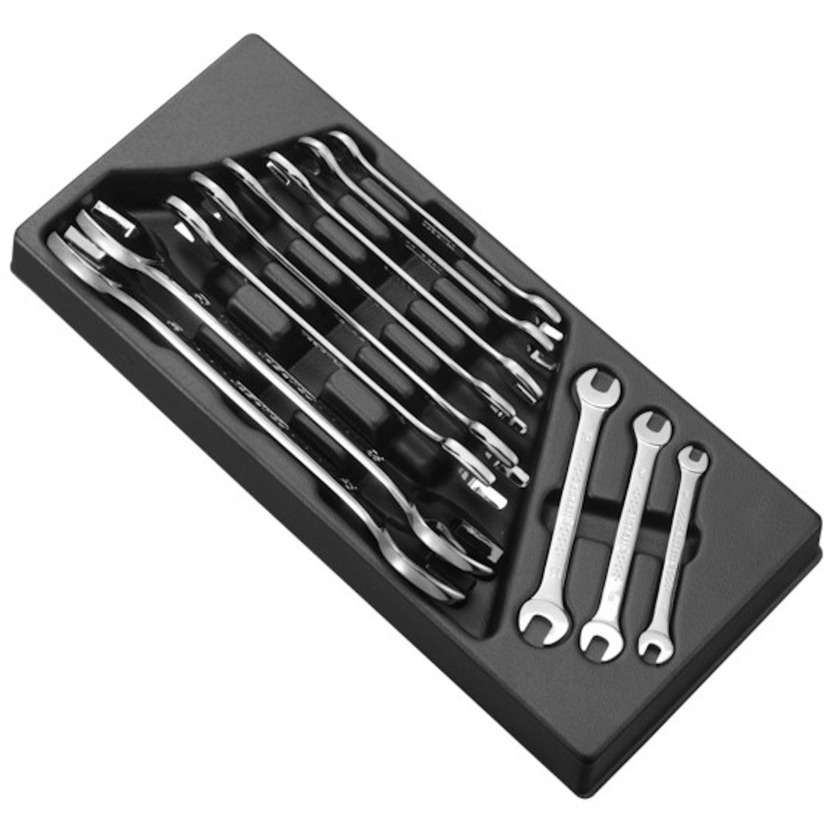 Module de clés à fourche, métrique, 11 pièces