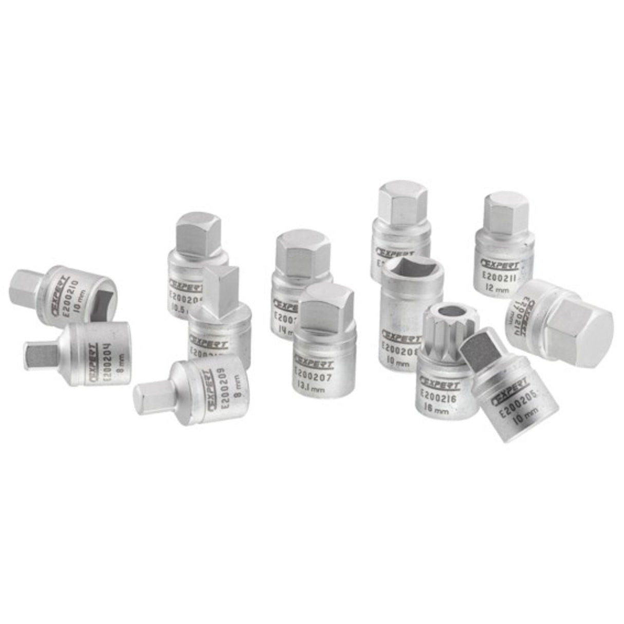 Jeu d'embouts de vidange, 13 pièces