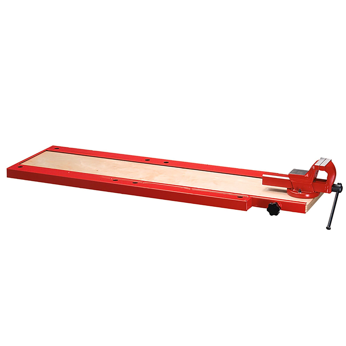 Plan de travail bois avec étau 1224.100E, L 1310 mm