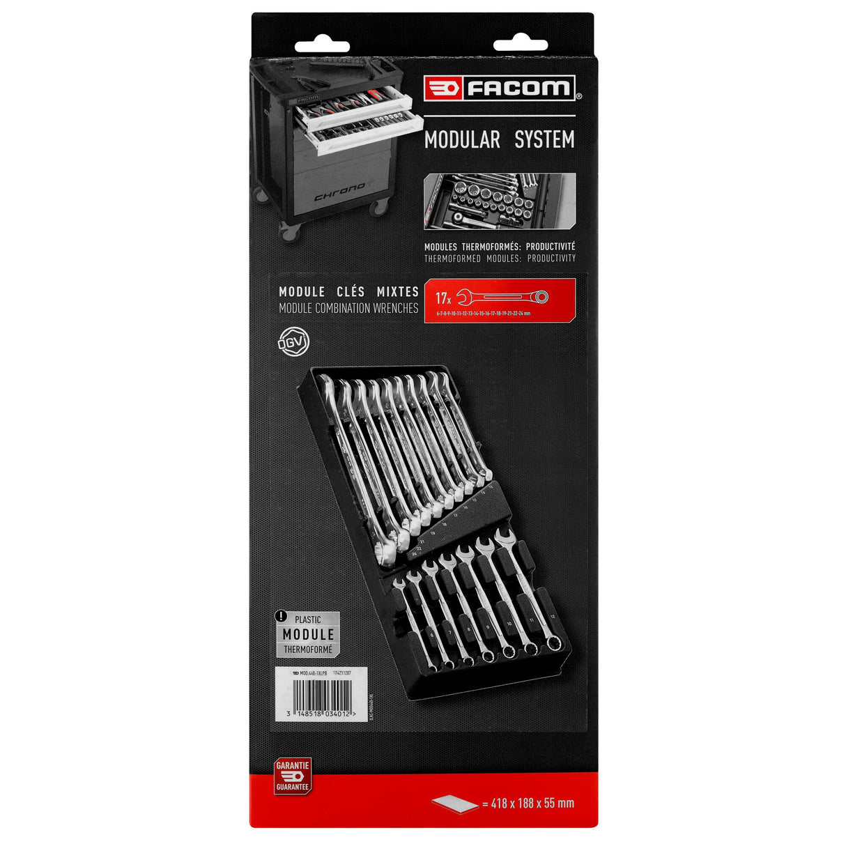 Module 17 clés mixtes OGV®