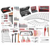Sélection maintenance industrielle 200 outils - coffre 4 tiroirs