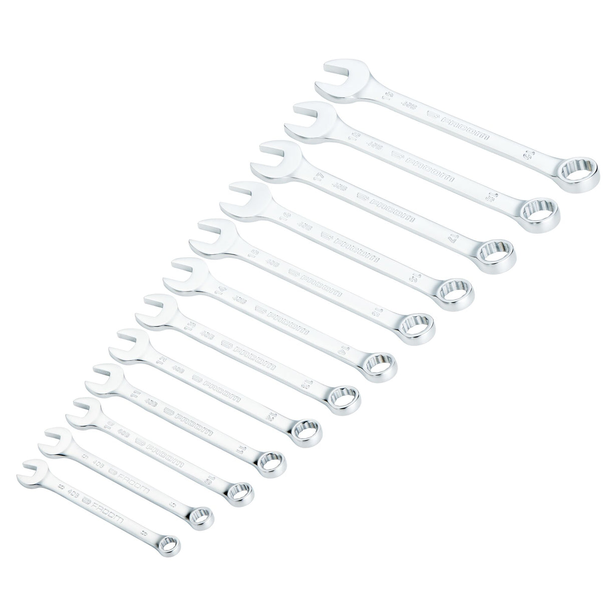 Jeu de clés mixtes - 40B - étui portefeuille - 12 pièces