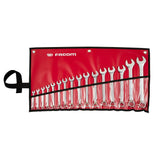 Jeu de clés mixtes - 40B - Trousse textile - 16 pièces