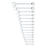 Jeu de clés mixtes - 40B - Trousse textile - 16 pièces