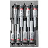Coffret de tournevis MICRO-TECH®, pour vis à fente et Phillips®, 8 pièces