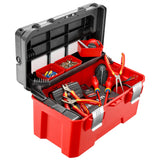 Boîte à outils plastique 20'' poignée aluminium