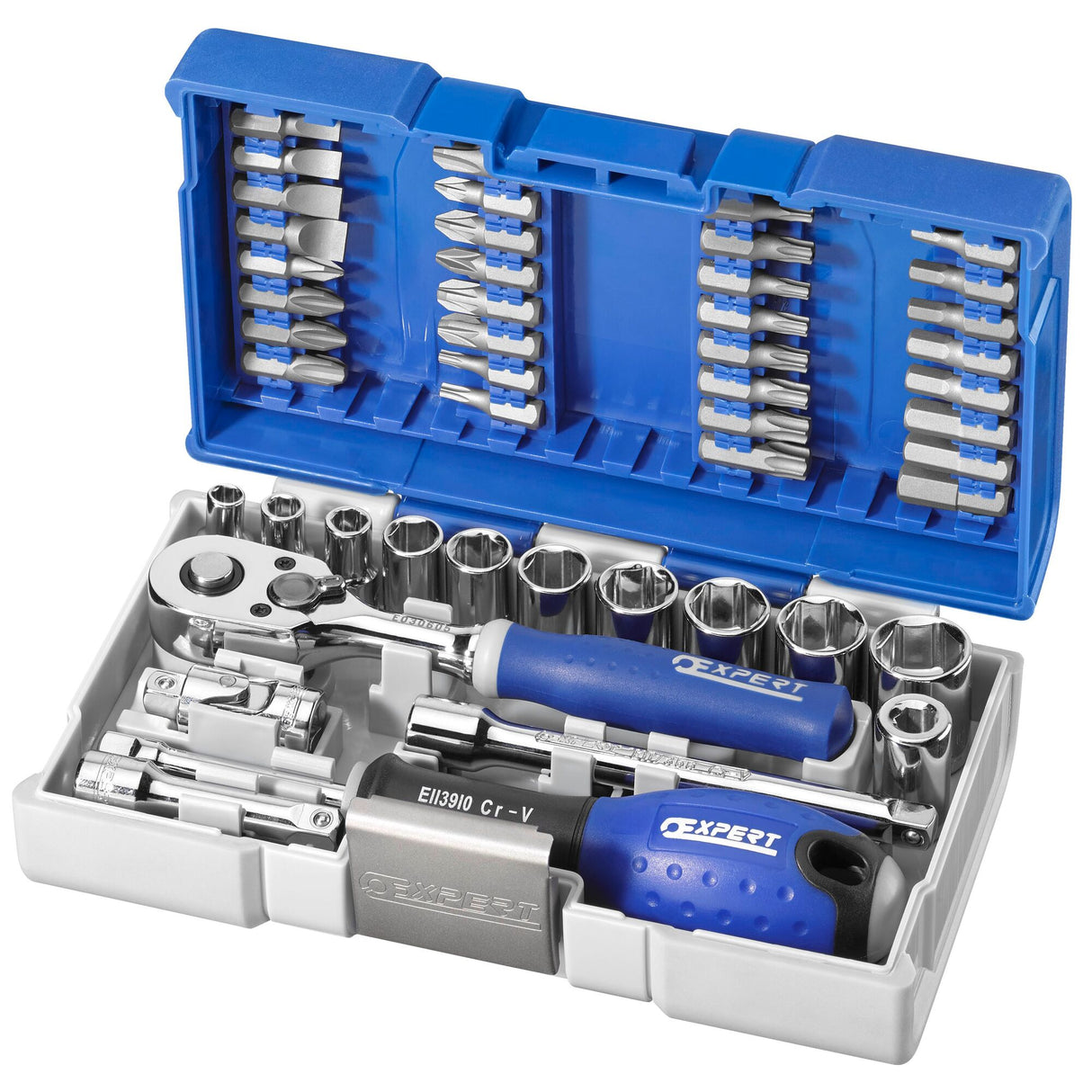Jeu de douilles mini 1/4", 48 pièces