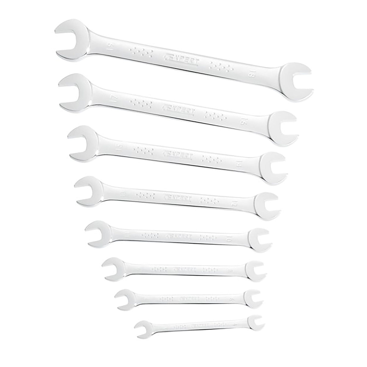 Jeu de clés à fourche, métrique, 8 pièces