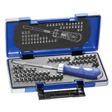 Coffret de vissage 1/4" avec tournevis revolver, 59 pièces