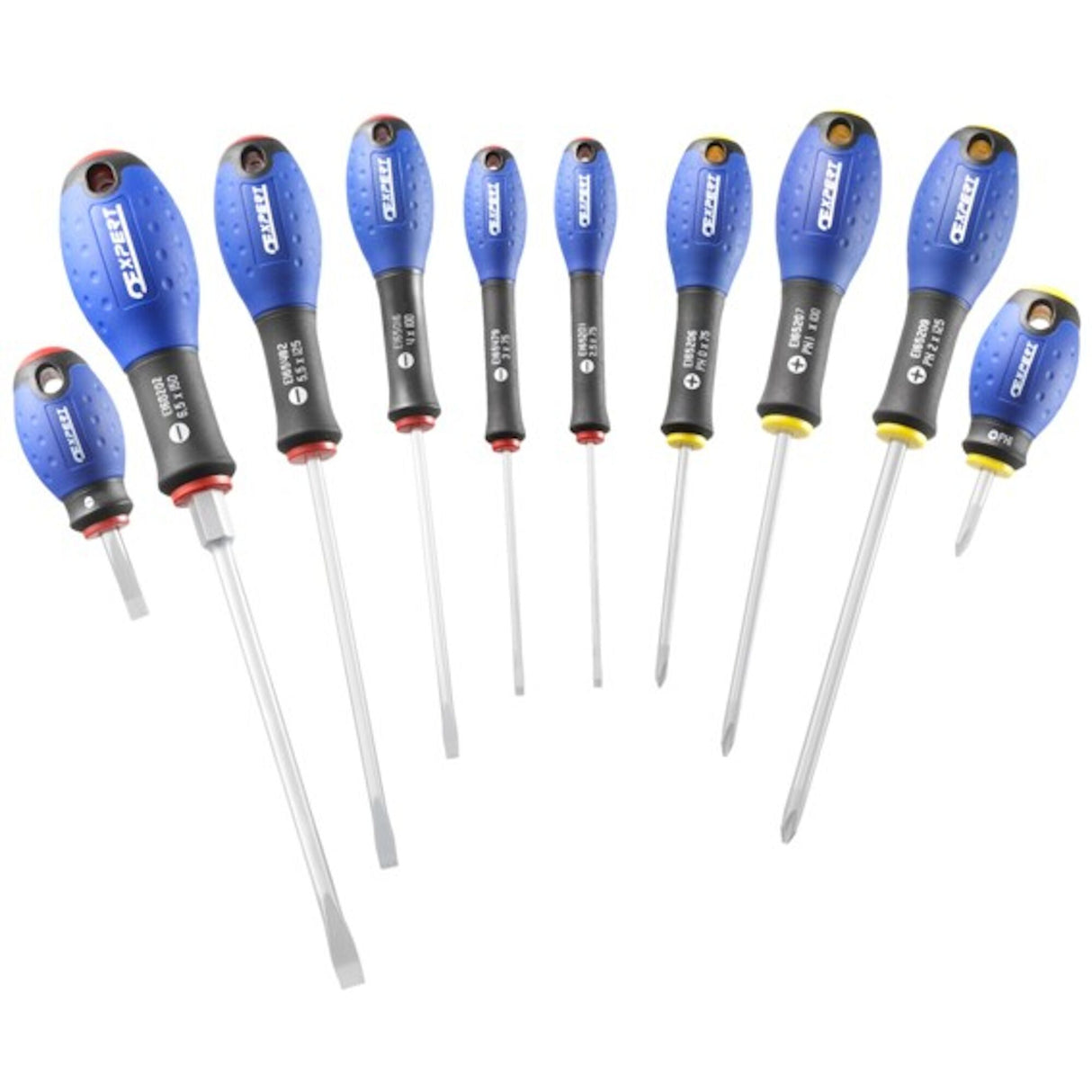 Expert - Jeu de 10 tournevis pour vis à fente + Phillips®