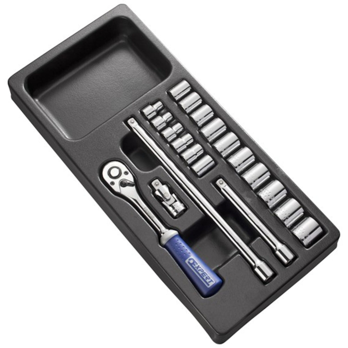 Coffret douilles et accessoires, 3/8", métrique, 20 pièces