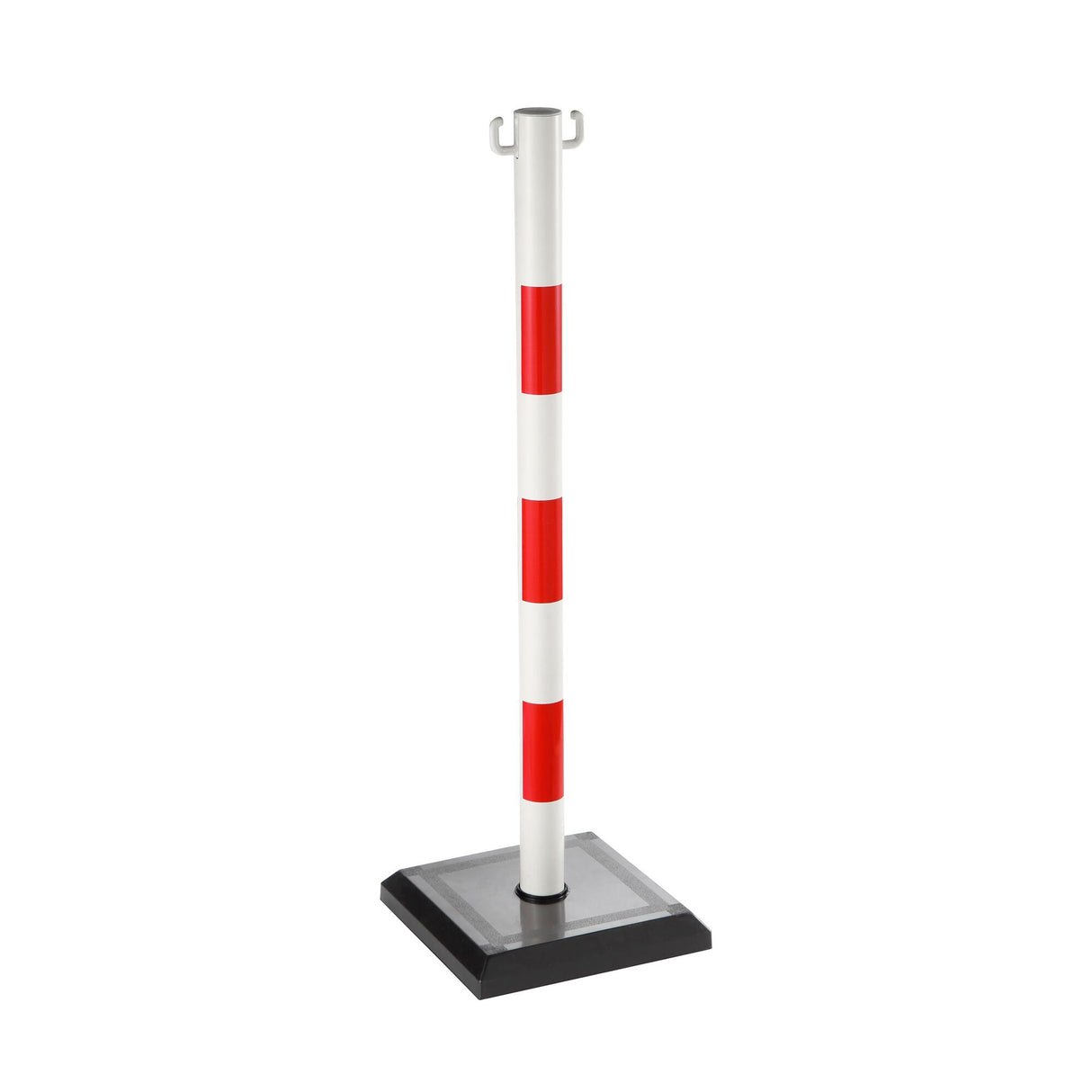 Poteaux de consignation rouge et blanc