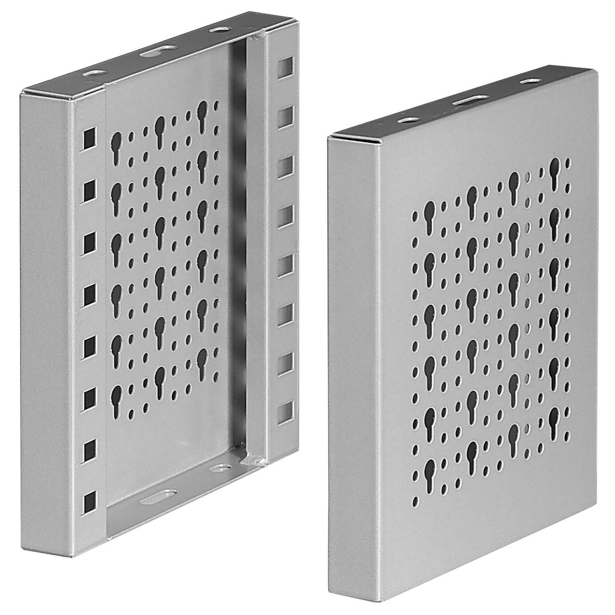 2 montants métal 5003MF, pour création étagères, P 275 x H 542 mm