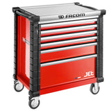 JET.6M3A - Servantes 6 tiroirs, L 569 x h 421 mm, 3 modules par tiroir, plateau 0,28 m²