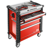 JET.6M3A - Servantes 6 tiroirs, L 569 x h 421 mm, 3 modules par tiroir, plateau 0,28 m²