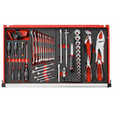JET.6M3A - Servantes 6 tiroirs, L 569 x h 421 mm, 3 modules par tiroir, plateau 0,28 m²