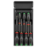 Module de 7 tournevis PROTWIST® Tamper TORX® en plateau thermoformé, taille 1/3"