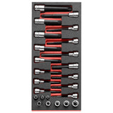 Module mousse de douilles Torx et douilles tournevis 6 pans, Torx, XZN