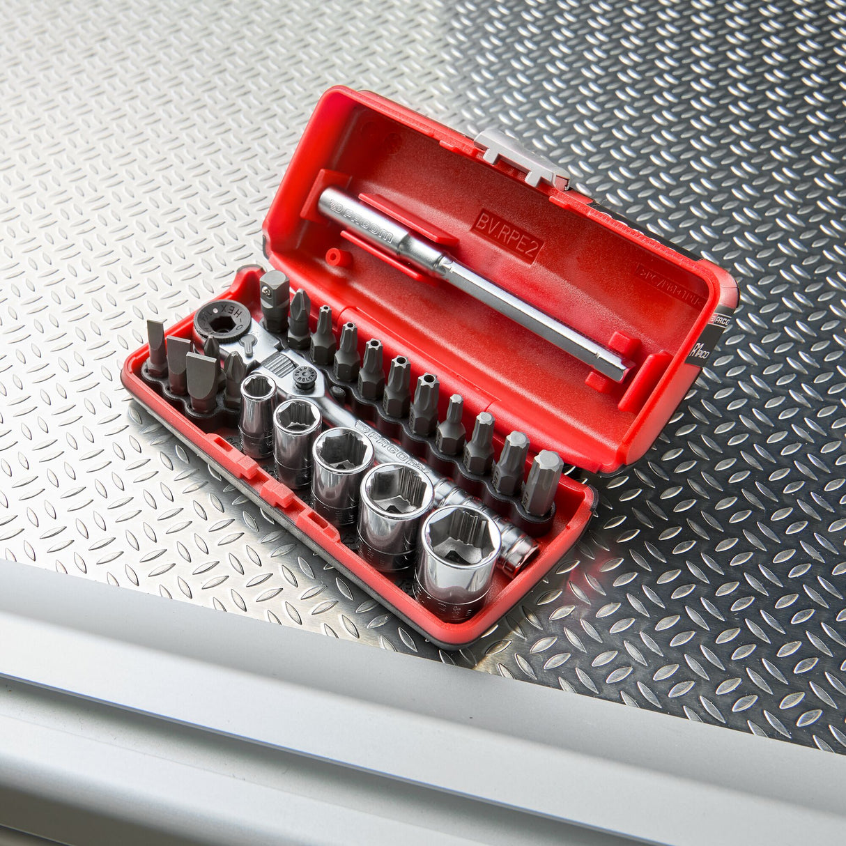 - OGV® GRIP coffret PICO serrage 1/4" avec cliquet compact flex