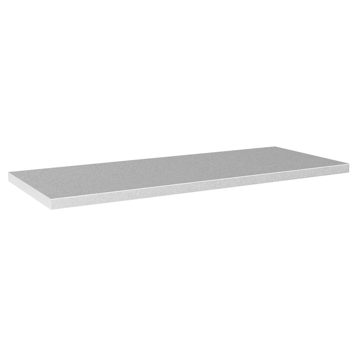 Plateau bois recouvert d'acier galvanisé, 1450 mm