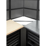 Meuble d'angle - plan de travail galva - RWS2