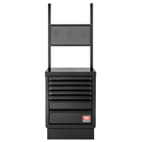 Meuble bas 7 tiroirs - noir - RWS2