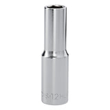 S.HLAT - Douilles longues, 12 pans métriques, 1/2"