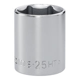 Douille standard 1/2 6 pt 25 mm