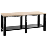 Établi d'atelier plateau bois 2 m