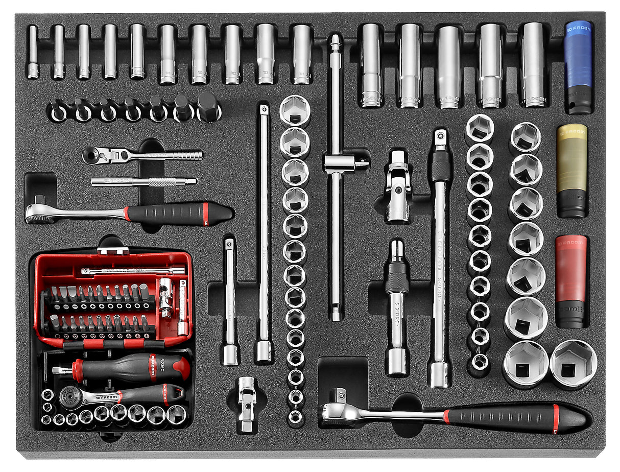 Module mousse douilles avec outils n°1/4 pour CM.LPF